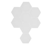 ZAWELIYO Kit D'applique Murale Hexagonale à LED RVB, Scènes et Animations étonnantes pour les Soirées Cinéma, les Soirées de Jeux, 8 Jeux D'appliques Murales avec Télécommande WIFI USB RVB