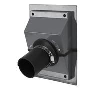 ZAWELIYO Kit de Couverture de Ligne de Pénétration Murale CVC Résistant aux Intempéries pour Climatiseur Intérieur et Extérieur, Installation sans Effort pour Rénover ou Réparer les Murs, Ensemble