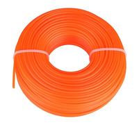 ZAWELIYO Ligne de de 2.4mm, Ficelle Ronde en Nylon pour -Herbe et -Herbe, Cordon de Remplacement de 50M 100M 120M pour Tondeuse à Gazon (50 m / 164 Pieds)