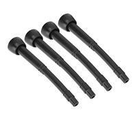 ZAWELIYO Lot de 4 Doublures de Gobelet en Caoutchouc Durables pour Machine à Traire de Vache et de Chèvre, Matériau de qualité Alimentaire, 30 Cm, Noir