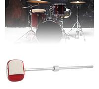 ZAWELIYO Marteau de Rechange pour Batteur à Tambour Rouge pour Instruments à Percussion, Manche en Acier Inoxydable Durable, Idéal pour les Batteurs Professionnels, 1 Marteau à Tambour