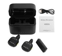 ZAWELIYO Microphone Cravate sans Fil avec Audio Omnidirectionnel | Installation plug and play facile, prise de son à 360°, compatible avec les appareils photo, les téléphones, autonomie de 6