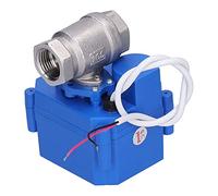 ZAWELIYO Mini Robinet à Tournant Sphérique électrique, Connexion CR01 à Filetage DC 12 V BSP avec Arrêt Automatique, pour le Traitement de L'eau DN15