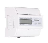 ZAWELIYO Moniteur Intelligent de Consommation d'électricité triphasé avec écran LCD Clair pour la Gestion de L'énergie