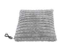 ZAWELIYO Oreiller Chauffant en Peluche USB, Support Dorsal Doux et Confortable pour le Bureau à Domicile, Oreiller de Chaise Chauffant USB pour Adultes, Coussin 5 V pour Cadeau D'hiver