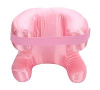 ZAWELIYO Oreiller pour le Visage, Oreiller de é en Mousse à Mémoire de Forme en Tissu de Soie de Conception Spéciale pour le Sommeil du Dos, avec Support Ergonomique à Rembourrage (Rose)