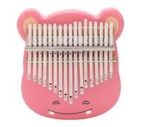 ZAWELIYO Piano à Pouce Portable Kalimba 17 Tons avec Son Riche pour Débutants et Professionnels, Matériau en érable, Couleur Rose, Mini Instrument de Musique à Doigts