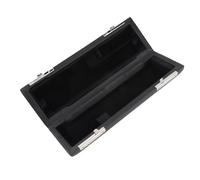 ZAWELIYO Piccolo Case Boîte de Rangement en Cuir Durable avec 16 Trous pour Musiciens - Noir Portable et élégant