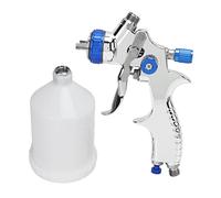 ZAWELIYO Pistolet Pulvérisateur pour Pulvérisation Professionnelle à Basse Pression, Atomisation Réglable, Résistant à la Corrosion, 600ml, adapté à la Peinture à Base d'eau