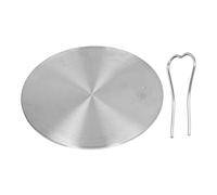 ZAWELIYO Plaque de Diffusion de Chaleur en Acier Inoxydable, Adaptateur de Cuisson Durable pour Cuisinière à Gaz de Cuisine Domestique, Cuisinière électrique pour Poêle en Fer, Marmite en Céramique