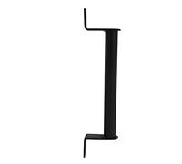 ZAWELIYO Poignée de Porte de Grange Coulissante Robuste en Acier au Carbone, pour Hangar de Garage, Noir 8,9x2,2 Pouces