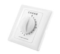 ZAWELIYO Pompe à Compte à Rebours Intelligente 220V, pour Contrôle de Pompe Intérieure, Interrupteur de Minuterie de à Eau Mécanique pour Appareils Ménagers (Minuterie de 30 Minutes)