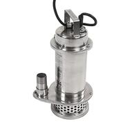 ZAWELIYO Pompe à Eaux Usées Submersible Efficace 370 W pour L'irrigation des Terres Agricoles et la Mariculture en Acier Inoxydable 304