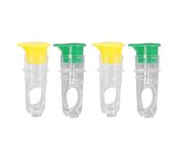 ZAWELIYO Presse-citron Manuel à Vis, 4 Mini Presse-agrumes avec Filtre intégré et Couvercle de Rangement pour Cocktails, Boissons, Cuisine, Maison, Voyage