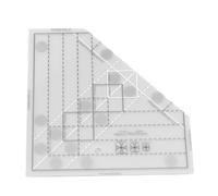 ZAWELIYO Règle de Couette à Grilles Professionnelles, Outil de Couture Transparent Antidérapant, Répétable pour L'artisanat de Bricolage, 138x138x2.5mm