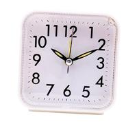 ZAWELIYO Réveil Analogique avec Fonction Snooze, Petite Taille (Blanche)