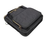 ZAWELIYO Sac de Transport de Disques Rangement Portable Haut de Gamme pour 10 Disques Vinyles avec Poignée Renforcée pour DJ Voyageurs Matériau : Tissu Cationique Taille : 13 X 3,2 X 12,6 Pouces