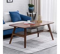 ZAWELIYO Table Basse Pliante, Meubles en Bambou Durables | Conception peu encombrante, Cadre à vis intégré, Forte capacité de charge, Bords lisses, Parfait pour une salle à manger