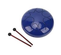 ZAWELIYO Tambour à Langue en Acier 10 Pouces, Magnifique Ensemble de Batterie éthérée pour Débutants, Cadeau et Relaxation, Instrument de Percussion Antidérapant (Bleue)
