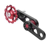 ZAWELIYO Tendeur de Chaîne en Aluminium pour Les Vélos de Pliage à Vitesse - Ajusteur de Larailleur usiné CNC, Compatible avec Dahon/Fnhon 412, 11T / 13T Guide Wheels