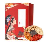 ZAWELIYO Thé au Jujube au Sucre Noir et au Gingembre, Tisane Traditionnelle Chinoise Saine pour les Femmes Souffrant de Dysménorrhée, Boisson Chaude et Froide pour le Corps