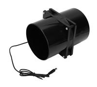 ZAWELIYO Ventilateur D'extraction à Bride Efficace à énergie Solaire pour Serre Extérieure - Matériau ABS et Diamètre de Trou de 11,9 Cm