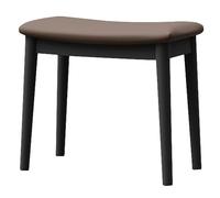 ZAWQFDZ Simple Tabouret pour Coiffeuse, Chaise Maquillage, Tabouret Selle avec Coussin Moelleux, avec Eponge Haute Résilience, Convient pour Salon, Chambre à Coucher, Entrée(Brown)
