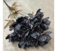 ZAWR 5 Bouquets 9 têtes de Pivoine en Soie Artificielle Grosse tête de Fleurs pour la décoration de Mariage Bouquet de Fausses Fleurs pour la décoration de la Maison