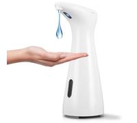 Zaxiva Distributeur de Savon Automatique, 200ml Distributeur de Savon Liquide avec capteur Infrarouge, IPX6 étanche sans Contact Distributeur Savon, Adapté à la Cuisine, Salle de Bain