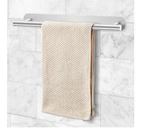 ZAYHO-Porte Serviette Mural Salle De Bain 19Cm - Barre Seche Serviette - Porte-Serviettes Acier Inox - Auto Adhésif 3M Solide