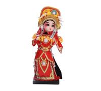 ZAYIUKI Figurine de poupées d'opéras de Pékin - Sculpture traditionnelle chinoise - Ornement de collection pour décoration de la maison et cadeau culturel
