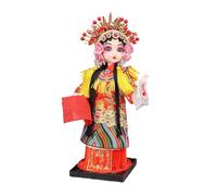 ZAYIUKI Figurine de poupées d'opéras de Pékin - Sculpture traditionnelle chinoise - Ornement de collection pour décoration de la maison et cadeau culturel
