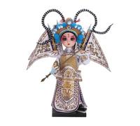 ZAYIUKI Figurine de poupées d'opéras de Pékin - Sculpture traditionnelle chinoise - Ornement de collection pour décoration de la maison et cadeau culturel