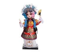 ZAYIUKI Figurine de poupées d'opéras de Pékin - Sculpture traditionnelle chinoise - Ornement de collection pour décoration de la maison et cadeau culturel