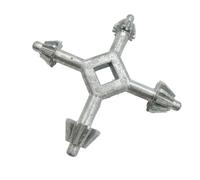 ZAYIUKI Jeu de clés multifonctions 4 en 1 - Ensemble d'outils 4 en 1 - En alliage de zinc