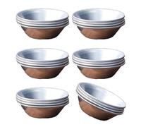 ZAYIUKI Lot de 24 moules à tartelettes en aluminium pour petits cupcakes, muffins, biscuits