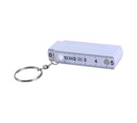 ZAYIUKI Mini règle pliante porte-clés 50 cm 10 plis en plastique Règle porte-clés Règle de voyage à la main Mise à niveau pour mesures actives
