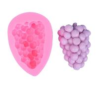 ZAYIUKI Moule à Fondant en Silicone en Forme de Raisin,pour la Fabrication de gâteaux,Fondant,Bougies,Savon,Chocolat,décoration de Maison,moules à Fruits en Silicone