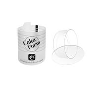 ZAYIUKI Moule à gâteau rond/carré extensible en plastique de qualité alimentaire pour fondant, mousse, crème, chocolat, outil de décoration