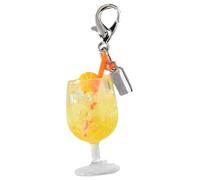 ZAYIUKI Petit gobelet porte-clés tendance pour gobelet avec joli breloque fruit et support de baume à lèvres