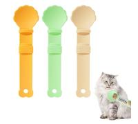 Zayookey 3Pcs Mangeoires à Bande pour Chat Cat Strip Treat Feeder Multifonctionnelle Distributeur Cat Squeeze Spoons for Wet Food Happy Spoon pour Animaux (3 pièces)