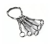 ZAYRAY 1 Pièce Squelette Main Os Polyvalent Cinq Doigts Bague Bracelet Réglable Tout-en-Un Chaîne Mode