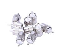ZAYRAY 10Pcs Connecteur Uhf Mâle Pl259 Fiche À Souder Rg8 Rg213 Câble Lmr400 7D-Fb Argent