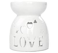 ZAYRAY Diffuseur de bougie en céramique - Diffuseur d'huiles brûlantes - Lampe - Amour
