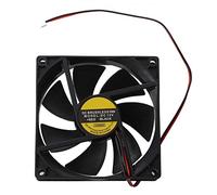 ZAYRAY Ventilateur axial DC en plastique noir Carre 90 x 90 x 25mm DC 12V 0.25A