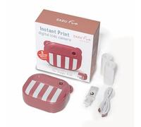 Zazu Appareil Photo numérique instantané pour Enfants | Photos Haute résolution de 48 MP | Écran Couleur 2" | Vidéos Full HD 1080P | Impression Thermique sans Encre | Batterie Rechargeable | avec 2