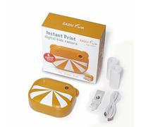 ZAZU Appareil photo numérique instantané pour enfants | Photos haute résolution de 48 MP | Écran couleur 2" | Vidéos Full HD 1080P | Impression thermique sans encre | Batterie rechargeable | Avec 2