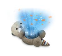 ZAZU Kids Otto la Loutre Veilleuse Enfant Portable - Projecteur Océan avec Poissons en Mouvement, Vagues, 5 Mélodies Apaisantes - Favorise l’Endormissement en 3 Etapes - Détecteur de Pleurs - Piles