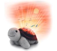 ZAZU - Peluche veilleuse et projecteur tortue 15 x 10 x 22 cm Marron G