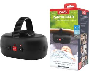 ZAZU Robby Kinderwagenschaukler - Automat. Babywippe, Verstellbare Stärke, 40-Mi